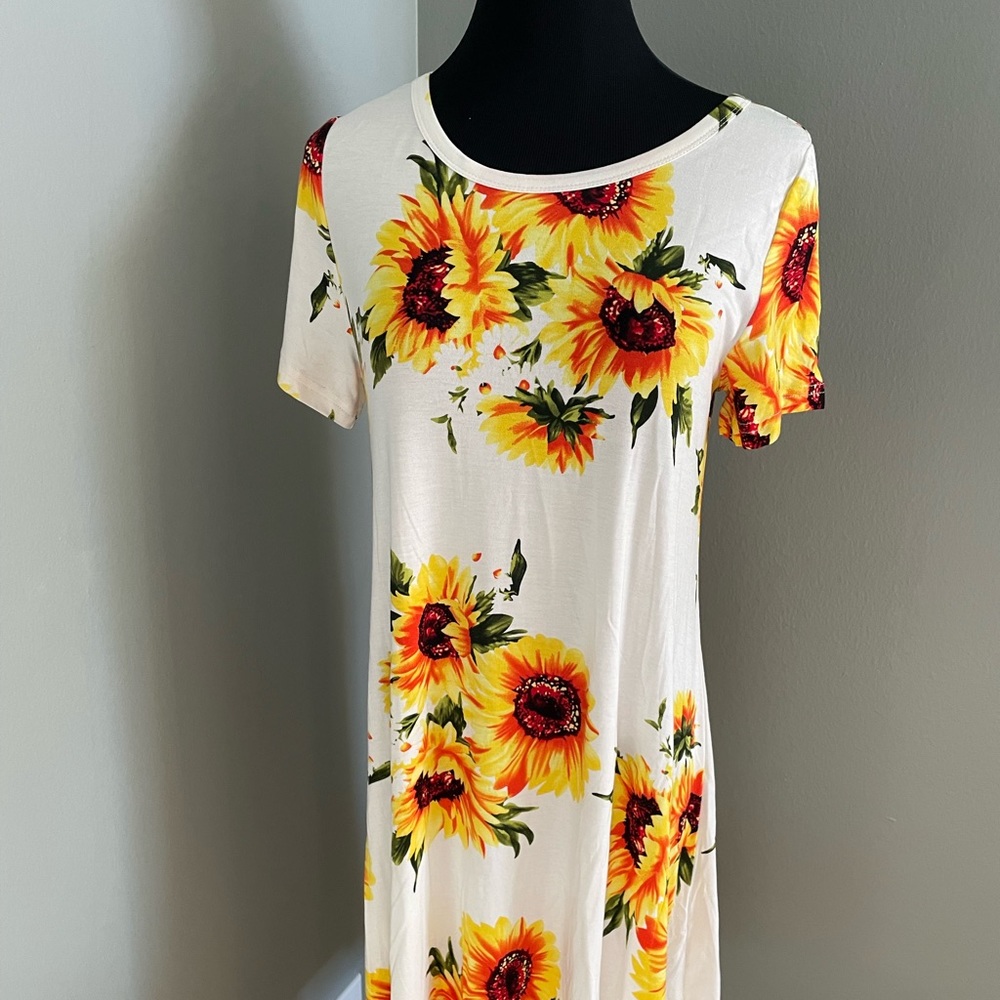 POPYOUNG Women's Summer Casual Tshirt Dress